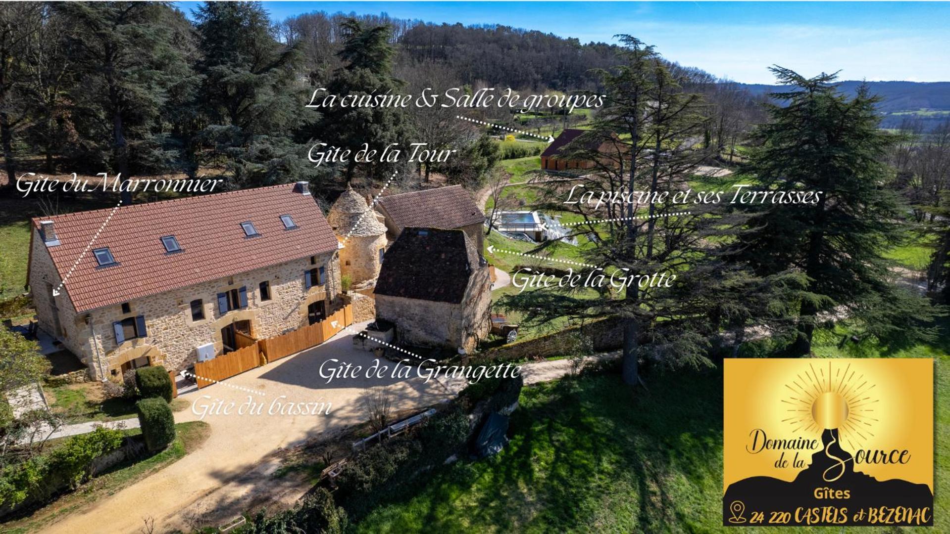 Domaine De La Source Villa Castels Екстериор снимка